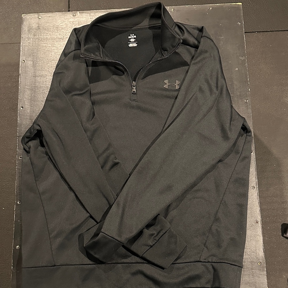 Under Armour Men's Black Quarter-Zip Jacket